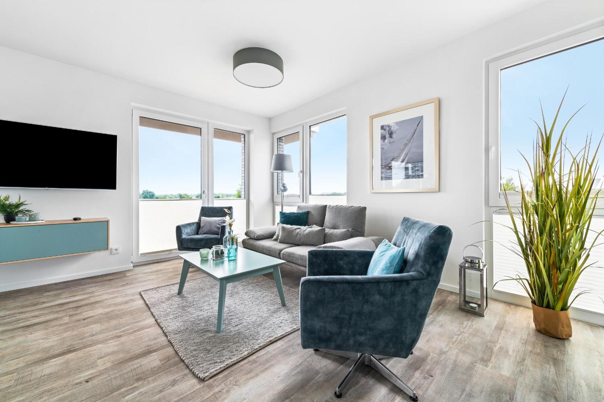 Beachterraceone - Eg, Meerblick, Terrasse, Kamin, Sauna Olpenitz Esterno foto