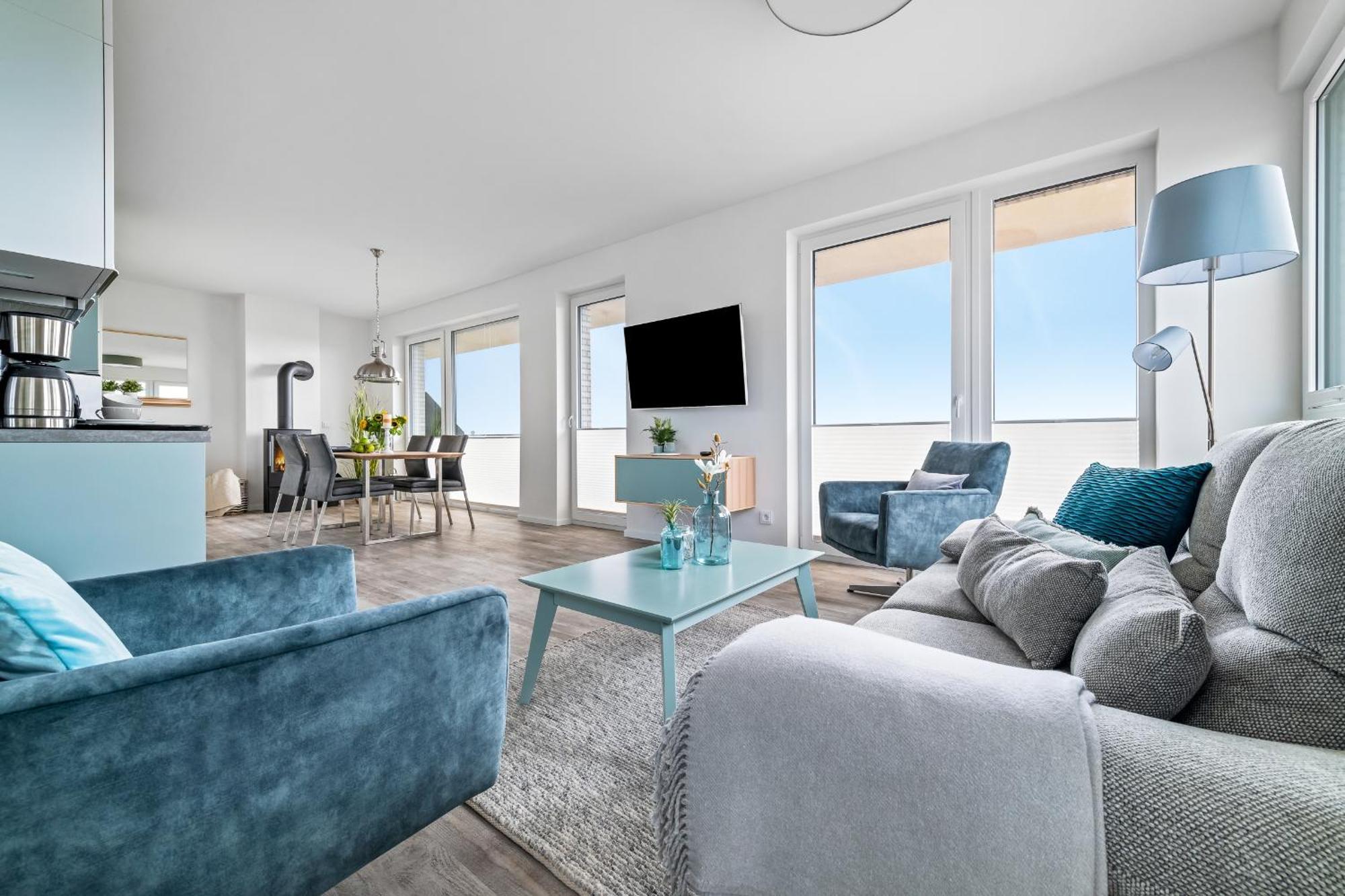 Beachterraceone - Eg, Meerblick, Terrasse, Kamin, Sauna Olpenitz Esterno foto